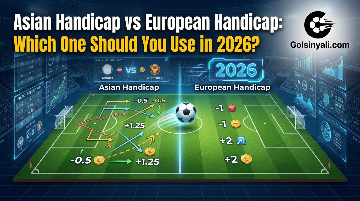 Asian Handicap vs European Handicap 2026 | Golsinyali | Goal Signal